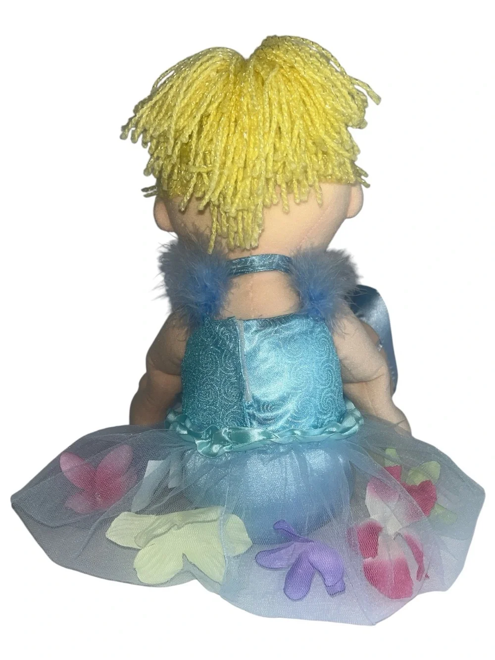 Disney Cinderella Plush Ballerina Rag Doll Creative Designs Intl Blue Tutu 21”
